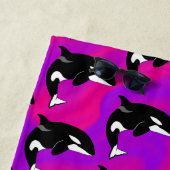 Serviette De Plage Orca Killer Whale (En situation)