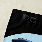 Serviette De Plage Orca Killer Whale Blue Ocean (En situation)