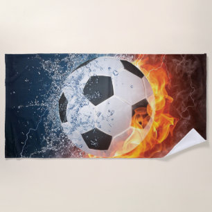 Serviette De Plage Oreiller de lancer de ballon de football/football