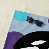 Serviette De Plage Orque épaulard (En situation)