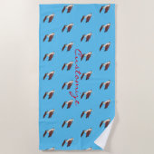 Serviette De Plage Osprey Hawk Raptor Thunder_Cove (Devant)