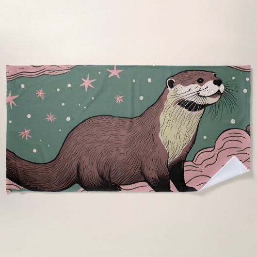 Serviette de plage Otter (Devant)
