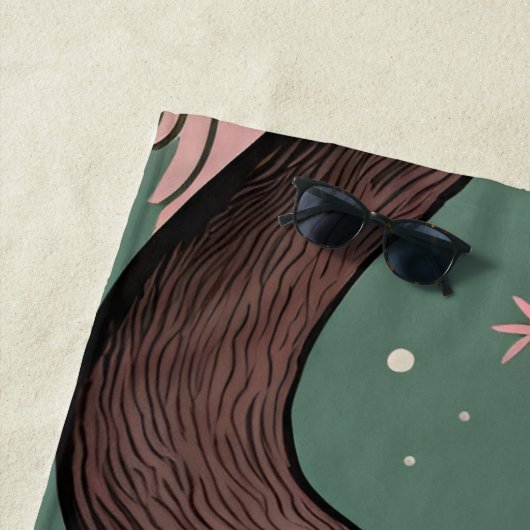 Serviette de plage Otter (En situation)