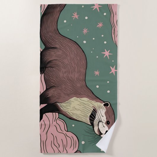 Serviette de plage Otter (Devant)