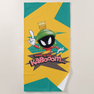 Serviette De Plage "Où est le Kabooom" Points MARVIN MARTIAN™