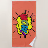 SERVIETTE DE PLAGE OUAH ! (Devant)