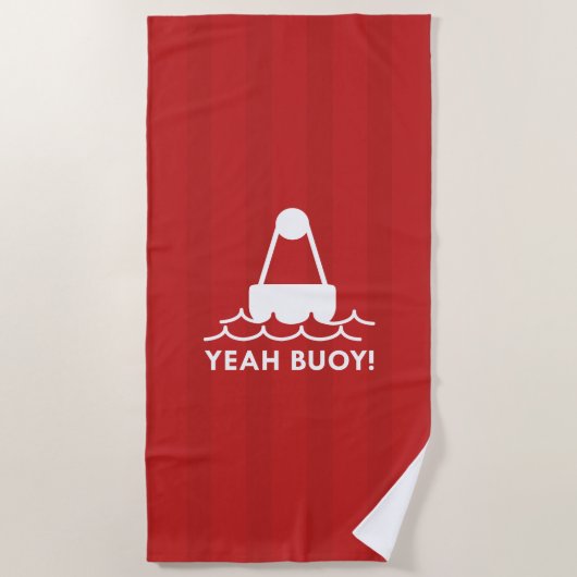 Serviette De Plage Ouais Buoy ! (Devant)