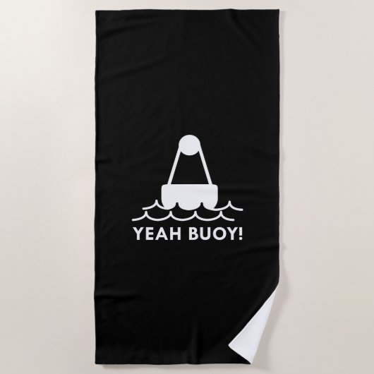 Serviette De Plage Ouais Buoy ! (Devant)