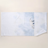 Serviette De Plage Ours polaires mignons (Devant)