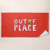 Serviette de plage Out of Place (Devant)