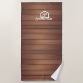Serviette De Plage Outils de charpentier bricoleur de construction mo (Devant)