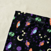 Serviette De Plage OVNI Alien dans l'espace (En situation)