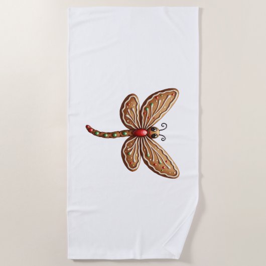 Serviette De Plage Pain d'épices (Devant)