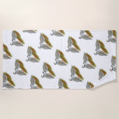 Serviette De Plage Paire de perdrix de Chukar (Devant)