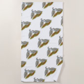 Serviette De Plage Paire de perdrix de Chukar (Devant)
