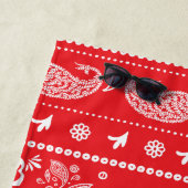 Serviette De Plage Paisley Design-1 Beach Towel (En situation)