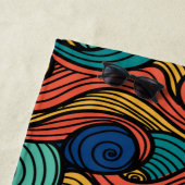 Serviette De Plage Paisley haché (En situation)