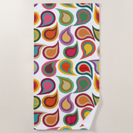 Serviette De Plage Paislys concentré (Devant)