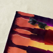 Serviette De Plage Paix et amour (En situation)