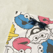 Serviette De Plage Pal de rue Sésame | Big Head | Ajouter Votre Nom (En situation)