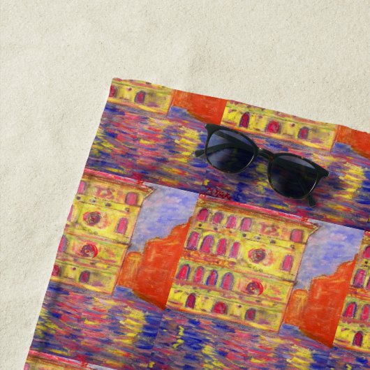 Serviette De Plage palais de venise (En situation)