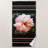 Serviette De Plage Pale Peach Peine (Devant)