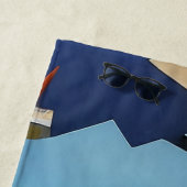 Serviette De Plage Palette de la nature, no 001 (En situation)