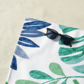 Serviette De Plage Palm Beach Blue Beach Towel (En situation)