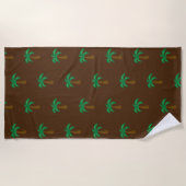 Serviette De Plage Palm Tree - Beach Towel (Devant)