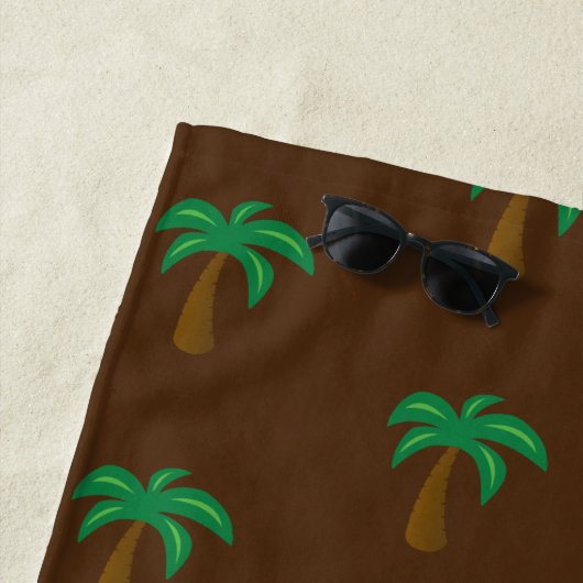 Serviette De Plage Palm Tree - Beach Towel (En situation)