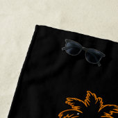 Serviette De Plage Palm Tree Sunset sud Carolina Myrtle Beach (En situation)