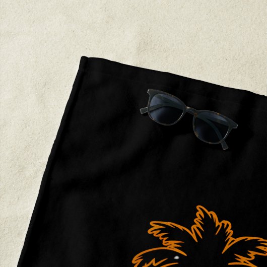 Serviette De Plage Palm Tree Sunset sud Carolina Myrtle Beach (En situation)