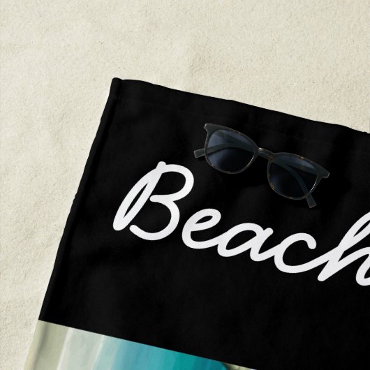 Serviette De Plage Palmier côtier de plage tropicale (En situation)