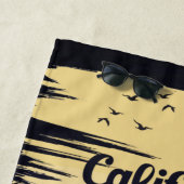 Serviette De Plage Palmier de Californie (En situation)