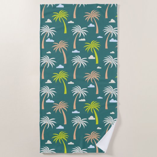 Serviette De Plage Palmiers (Devant)