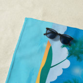 Serviette De Plage Palmiers (En situation)