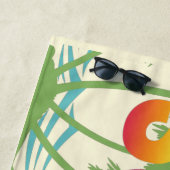 Serviette De Plage Palmiers Beau été (En situation)