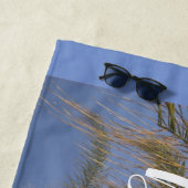 Serviette de plage Palmiers du Témoin (En situation)