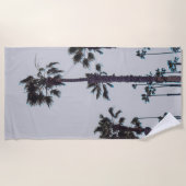 Serviette De Plage Palmiers Océan (Devant)