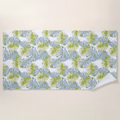 Serviette de plage Palmiers tropicaux (Devant)