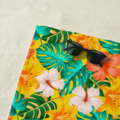 Serviette de plage Palmiers tropicaux (En situation)