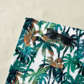 Serviette de plage Palmiers tropicaux (En situation)