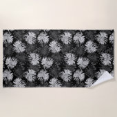 Serviette de plage Palmiers tropicaux (Devant)