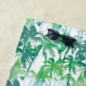 Serviette de plage Palmiers tropicaux (En situation)
