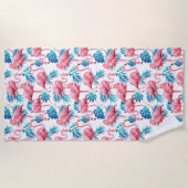 Serviette de plage Palmiers tropicaux (Devant)