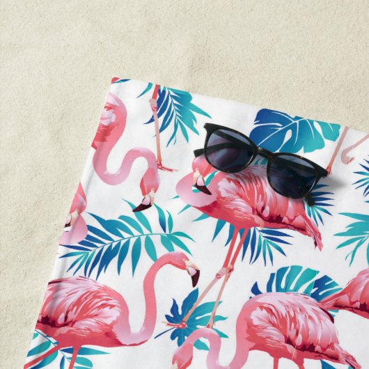 Serviette de plage Palmiers tropicaux (En situation)
