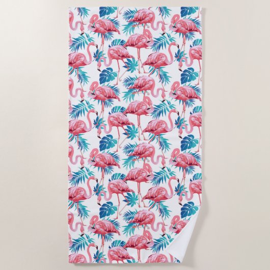 Serviette de plage Palmiers tropicaux (Devant)