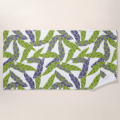 Serviette de plage - Palmiers tropicaux Imprimer (Devant)