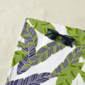 Serviette de plage - Palmiers tropicaux Imprimer (En situation)