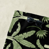 Serviette De Plage palmiers tropicaux sans couture motif (En situation)